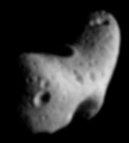 Mosaïque de l’hemisphère nord de l’astéroïde (433) Eros
